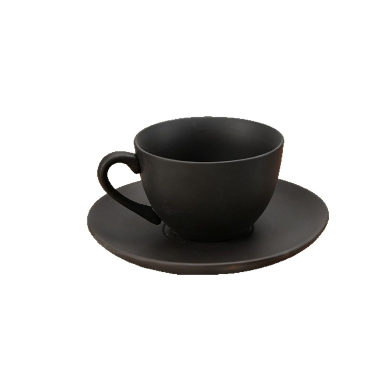 Set de cești de cafea din ceramică, stil modern minimalist, pentru uz casnic, cu farfurioare, stil vintage rustic