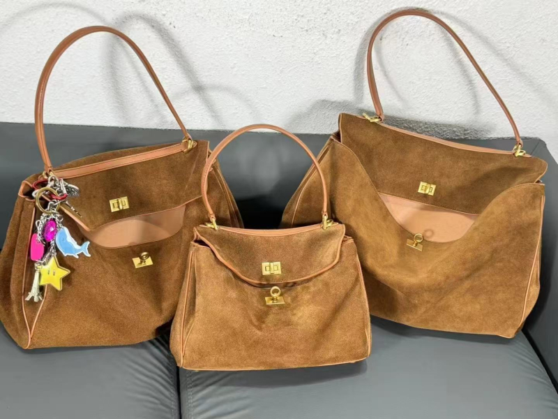 Rodeo Tote torba od prave kože s mat završnim slojem, zaključavanje, velika zapremina, ženska torba preko ramena u Kelly stilu, 25. model