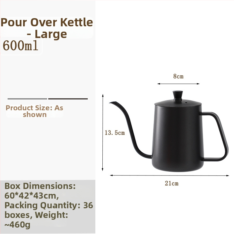 Set de suport pentru cafea pour-over din lemn masiv, cu filtru V60, cană din sticlă și accesorii din oțel inoxidabil