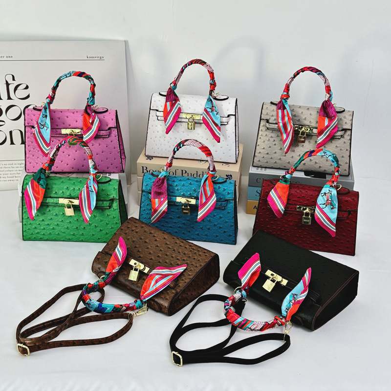 Ženska torbica Kelly 2025 s svilnatim šalom, torbica za ručno nošenje, preko ramena i crossbody, elegantna s velikim kapacitetom