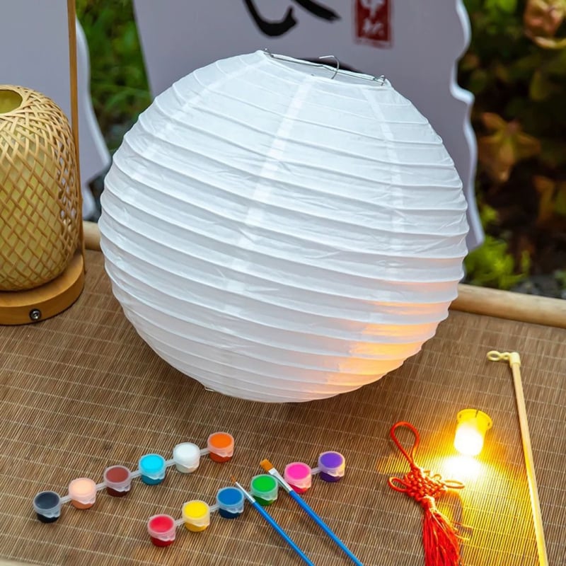 Felinare pictate pentru Festivalul Lunii — kit DIY pentru decor, pentru copii și grădiniță, lucrate manual