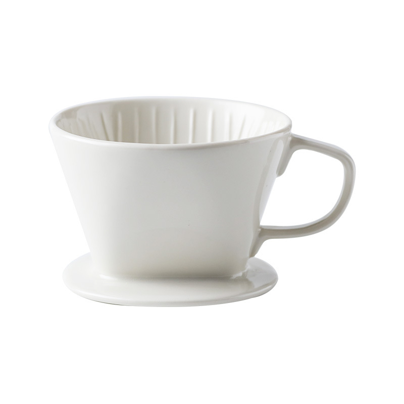Filtru ceramic pentru cafea pour-over, filtru conic pentru filtrare, accesoriu pentru prepararea cafelei