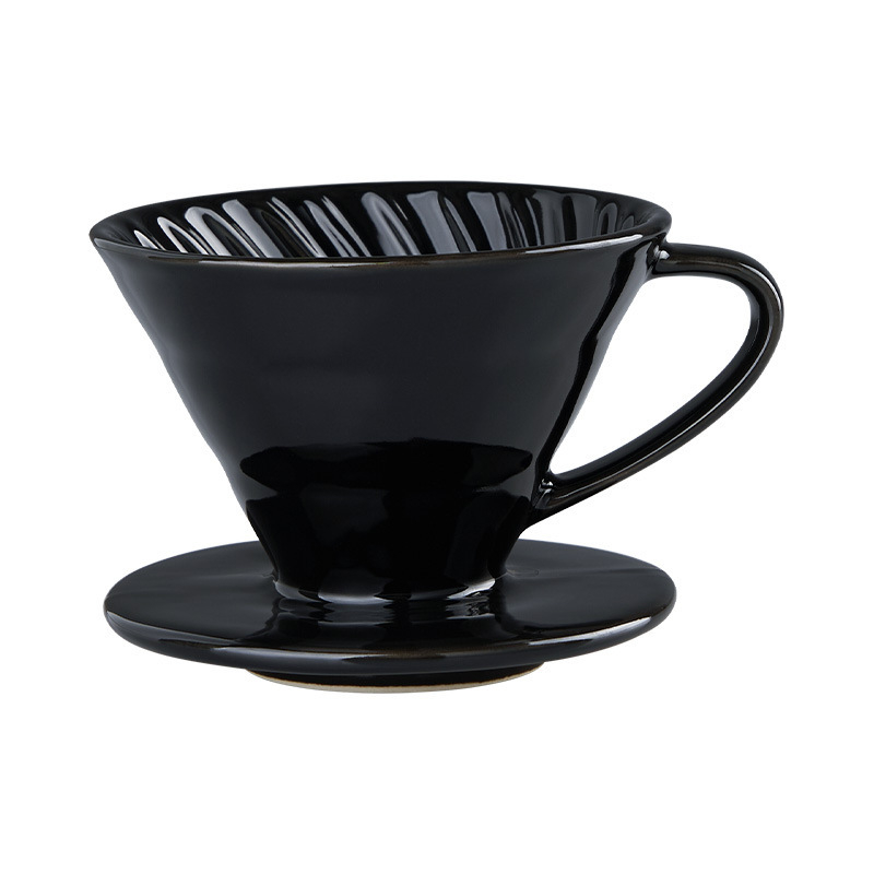 Filtru ceramic pentru cafea pour-over, filtru conic pentru filtrare, accesoriu pentru prepararea cafelei