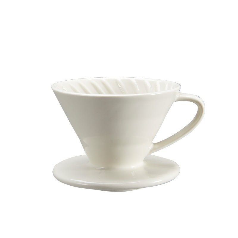 Filtru ceramic pentru cafea pour-over, filtru conic pentru filtrare, accesoriu pentru prepararea cafelei