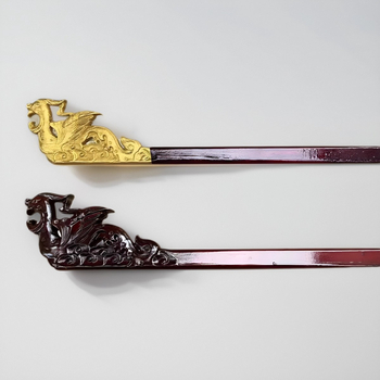 Pole de lanternă din lemn masiv, recuzită de dans pentru templu