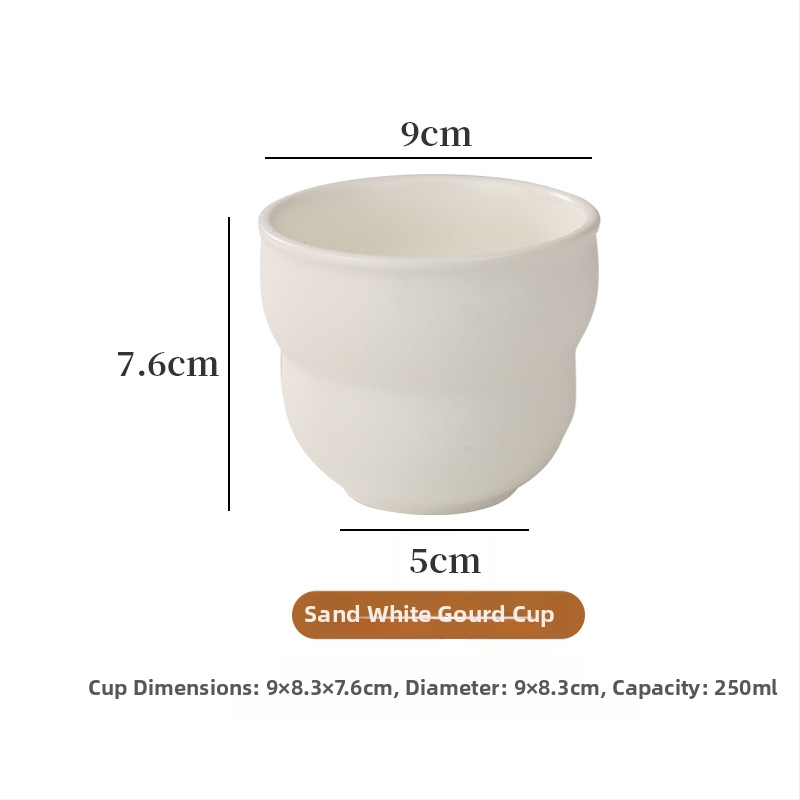 Set de cești ceramice pentru degustare de cafea, artă latte, în culori, stil nordic