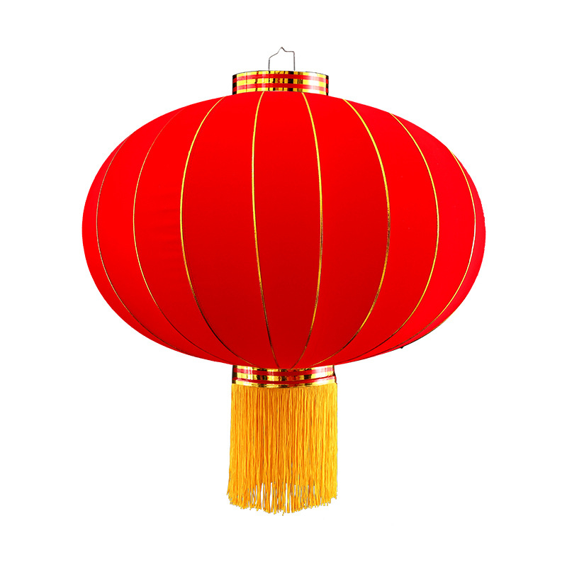 Noi felinare roșii cu textură catifelată pentru Anul Nou Chinezesc, decor pentru balcon și poartă exterioară