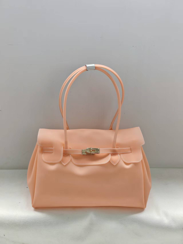 Jellybirkin Jelly torba sa zatvaračem i prešivima, velika kapaciteta, PVC torba za ramena
