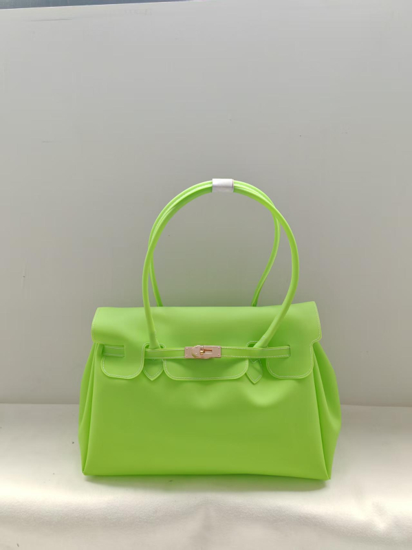 Jellybirkin Jelly torba sa zatvaračem i prešivima, velika kapaciteta, PVC torba za ramena
