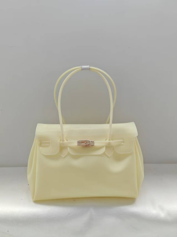 Jellybirkin Jelly torba sa zatvaračem i prešivima, velika kapaciteta, PVC torba za ramena