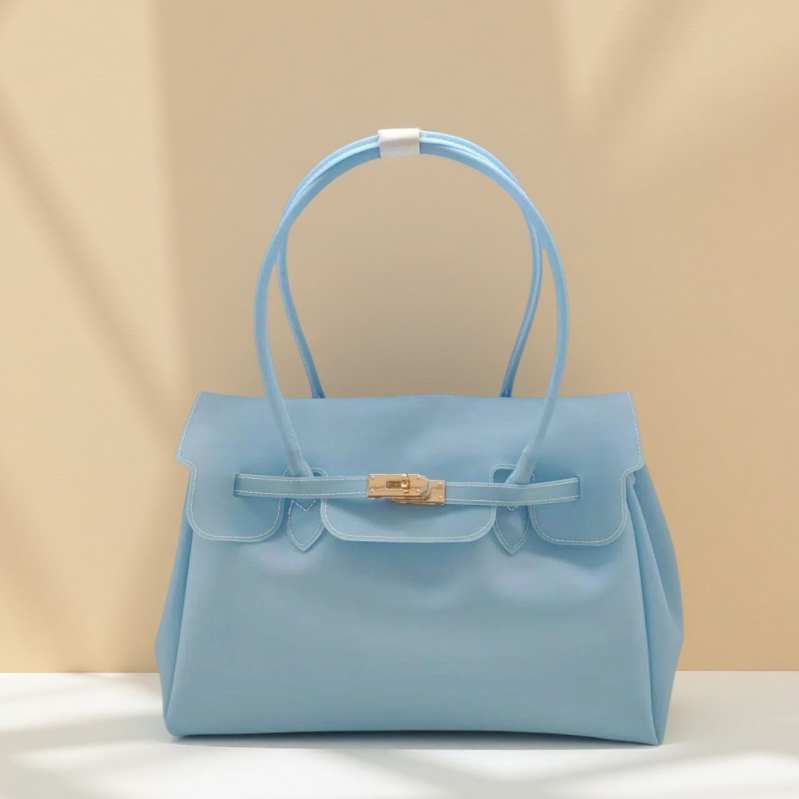 Jellybirkin Jelly torba sa zatvaračem i prešivima, velika kapaciteta, PVC torba za ramena