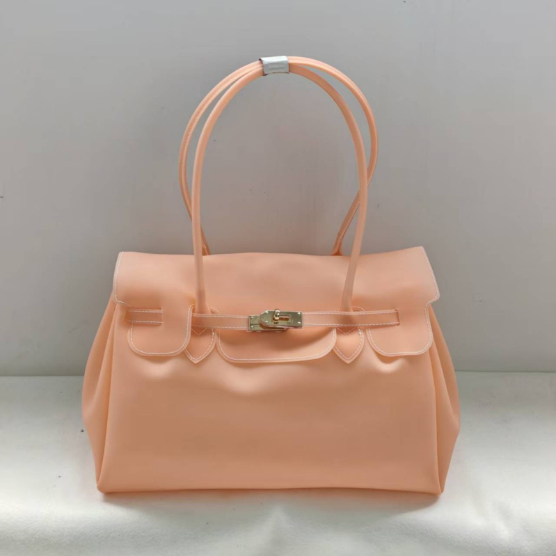 Jellybirkin Jelly torba sa zatvaračem i prešivima, velika kapaciteta, PVC torba za ramena