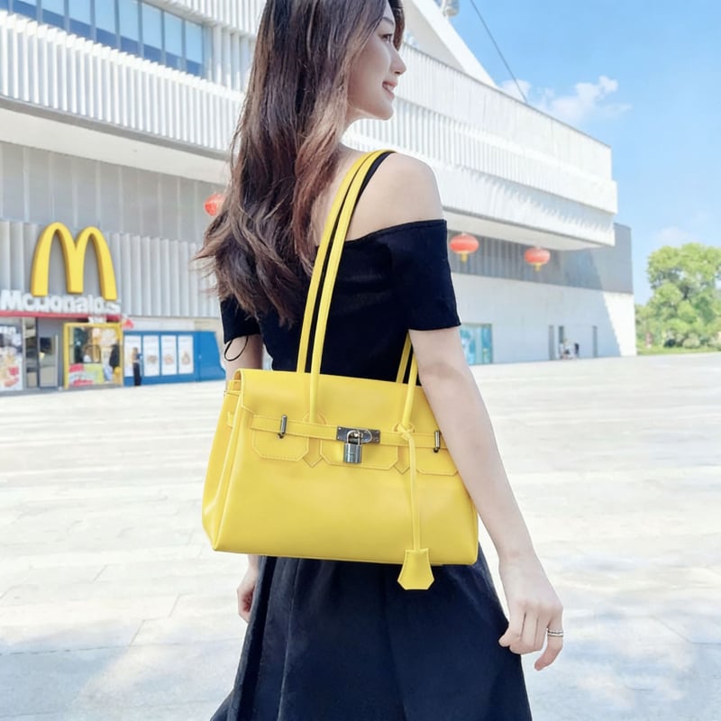 Jellybirkin Jelly torba sa zatvaračem i prešivima, velika kapaciteta, PVC torba za ramena