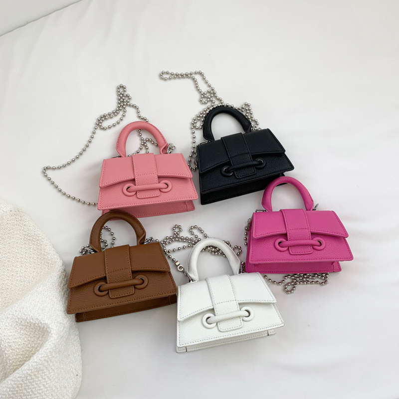 Mini personalizirana Kelly torba, 2024 nova moda, crossbody torba s lipstick motivom, jednostavna tekstura, kompaktn novčanik za roditelje i djecu