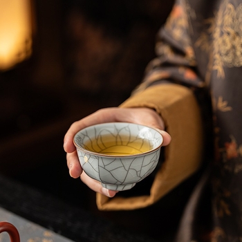 Set de ceai din porțelan cu cinci cuptoruri faimoase, cutie cadou, ceașcă de maestru, design cultural creativ