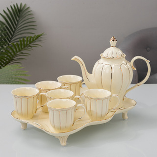 Set Gongfu de ceai din porțelan, glazură verde și aur pictat manual, include tavă de ceai, cutie cadou portabilă pentru călătorii, pentru 3-5 persoane, capacitate 260-1350 ml