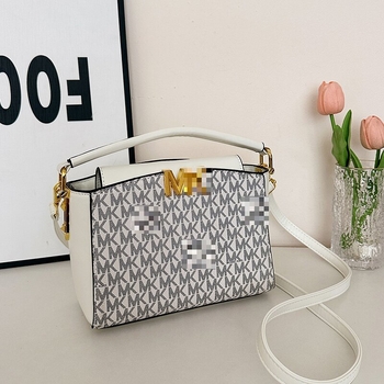 Karlie Kelly torba za žene, PU denim, srednje veličine, crossbody s lancem, color-block, retro stil, proljeće 2025