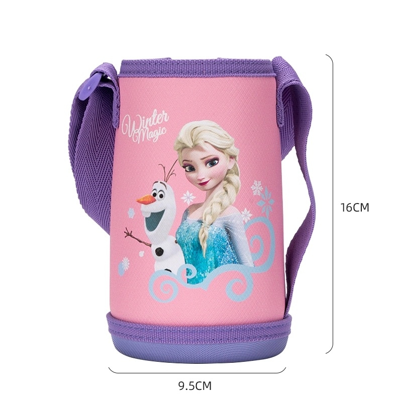 Husă izolatoare pentru paharul copiilor cu design desen animat, protecție pentru sticla de apă, geantă crossbody, curea pentru sticlă și șnur de purtare, disponibilă în mai multe stiluri.