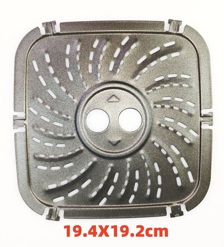 Set de accesorii din silicon pentru friteuza cu aer: tavă de prăjit 6QT și suport 8QT, compatibil cu PowerXL Vortex Pro