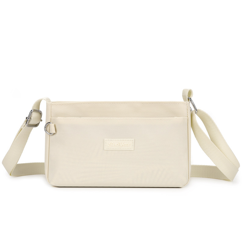 Ελαφριά αδιάβροχη τσάντα από νάιλον, κομψή crossbody για καθημερινή χρήση, γυναικεία τσάντα ώμου με θήκη για κινητό