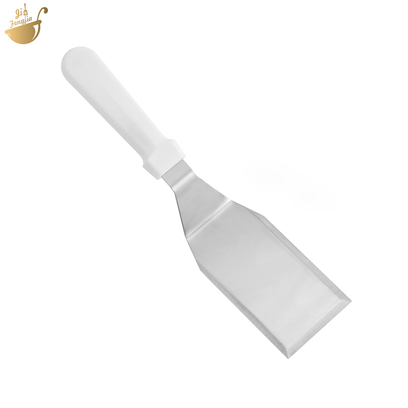 Set spatule BBQ din oțel inoxidabil pentru teppanyaki, clătite și friptură prăjită