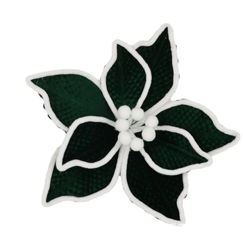 Decor 2026 Anul Nou și Crăciun – capete roșii de flori, conuri de pin, flori artificiale din material textil pentru aranjamente de nuntă