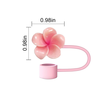 Plumeria kapica za slamku 10 mm, zaštita od prašine, dekor stol za zabavu