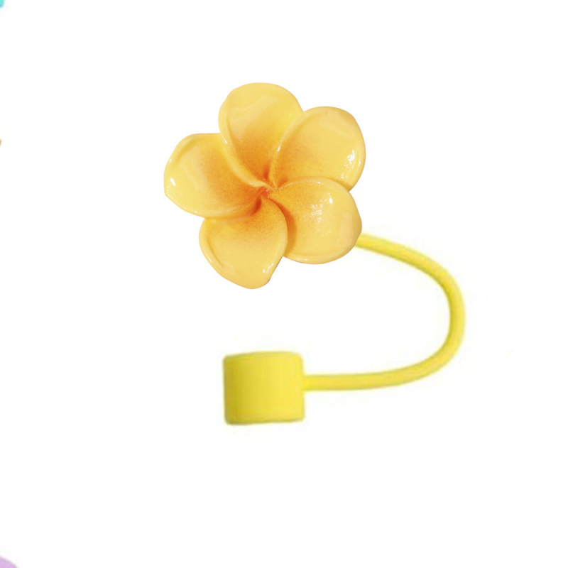 Plumeria kapica za slamku 10 mm, zaštita od prašine, dekor stol za zabavu