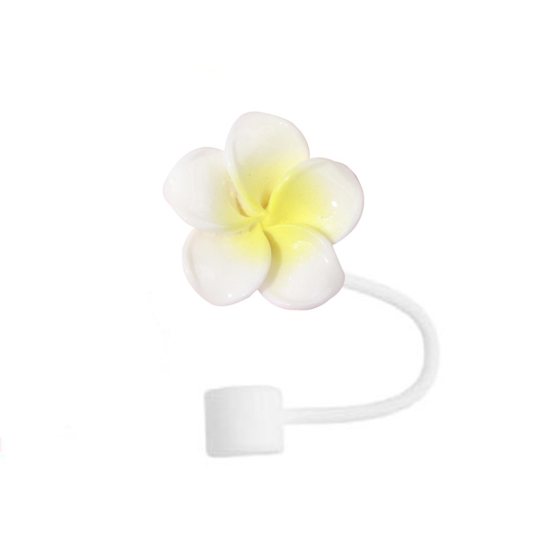 Plumeria kapica za slamku 10 mm, zaštita od prašine, dekor stol za zabavu