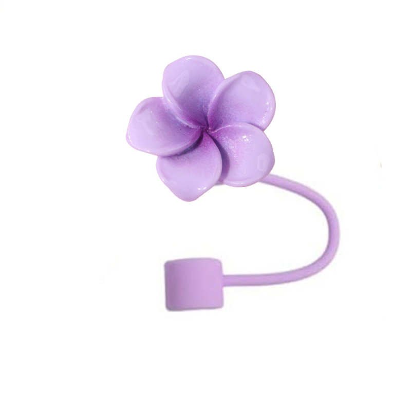 Plumeria kapica za slamku 10 mm, zaštita od prašine, dekor stol za zabavu