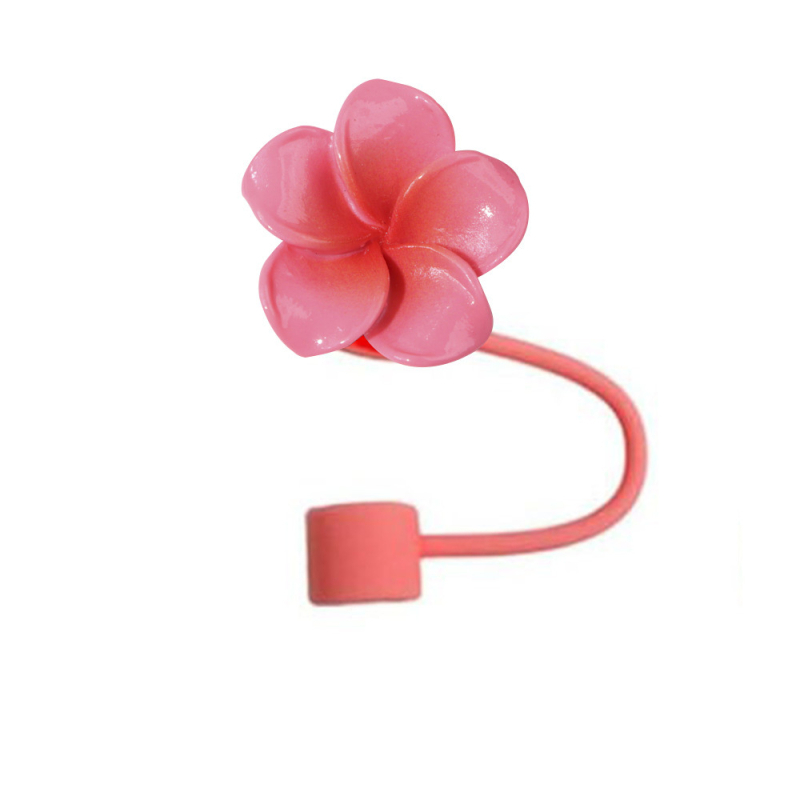Plumeria kapica za slamku 10 mm, zaštita od prašine, dekor stol za zabavu