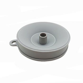 Pâlnie din silicon mare, pliabilă, diametru 11 cm, pentru uleiuri și lichide