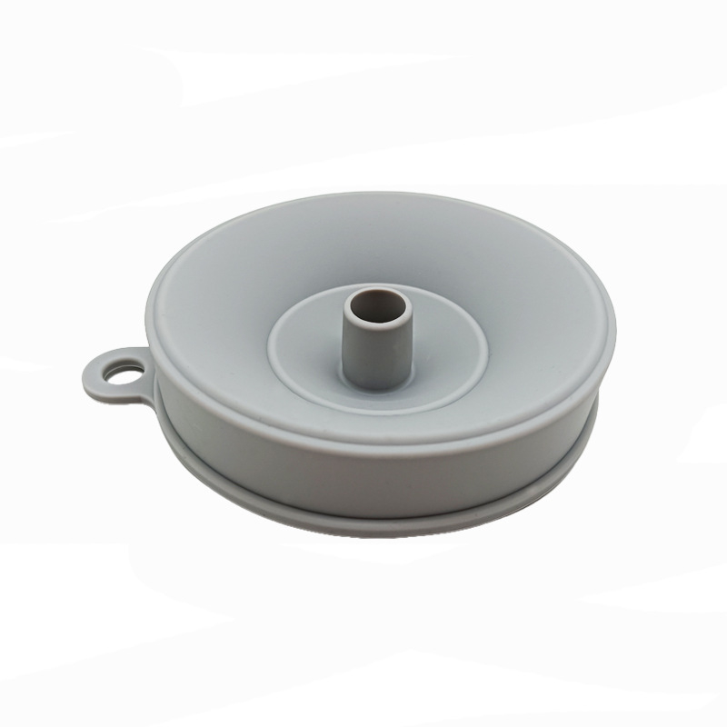 Pâlnie din silicon mare, pliabilă, diametru 11 cm, pentru uleiuri și lichide
