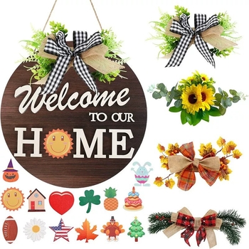 Fundă pătrată personalizată - pandantiv handmade DIY pentru decorul bradului și ghirlandă de Crăciun