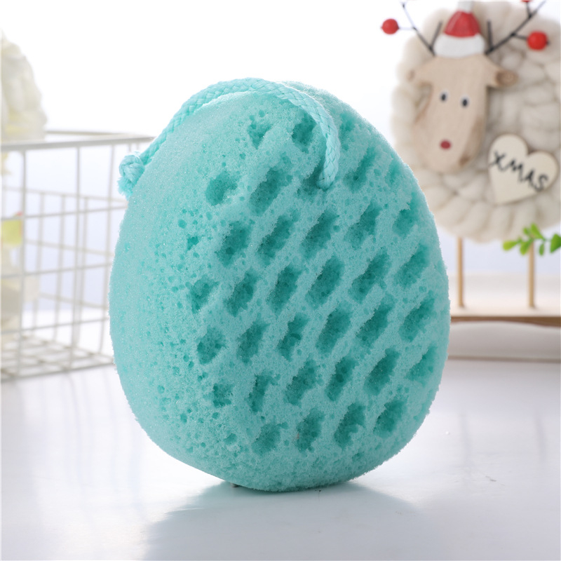 Set de baie pentru călătorie: minge de baie, floare de baie și burete moale de exfoliere pentru copii și adulți