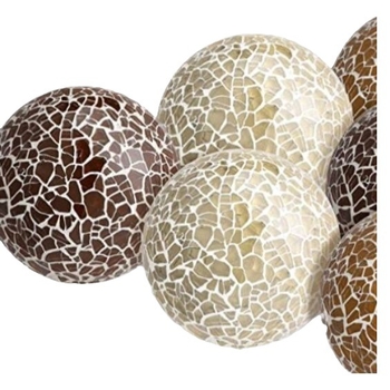 Bile decorative de Crăciun din sticlă, mozaic – ornamente în vrac