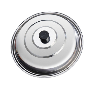 Capac rotund din oțel inoxidabil, universal, pentru oale și wok