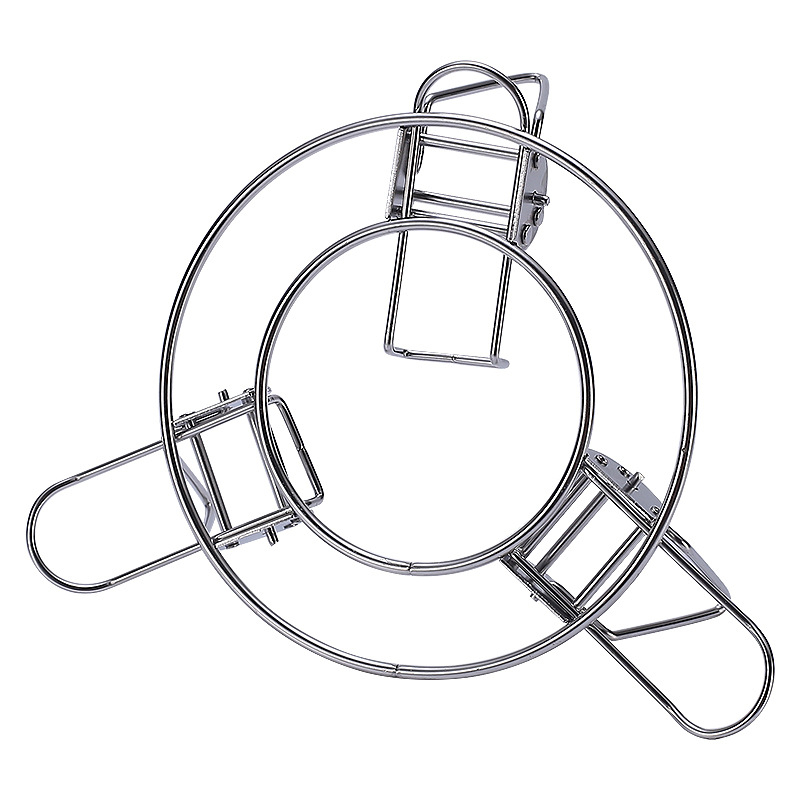 Raft de abur pliabil telescopic din oțel inoxidabil 304, cu picioare înalte și groase, pentru gătit la abur în rice cooker