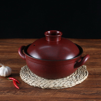 Oală ceramică pentru gătit orez în oală de lut, antiaderentă, compatibilă cu aragazul, rezistentă la temperaturi înalte, protecție împotriva arderii uscate
