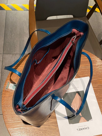 Vintage ženska torba od prave kože, velika tote torba, model 2025, prostrana, prava koža, pogodna za svakodnevnu upotrebu