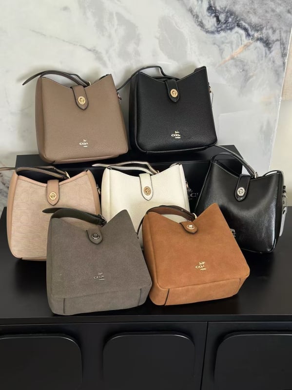 Hadely mini bucket torba za podlakticu, torba preko ramena s jednom remenom, dnevna torba, vintage ženski stil