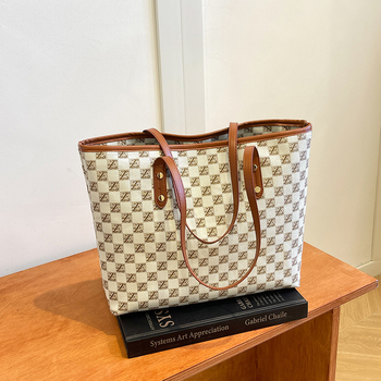 Ženska torba za kupovinu velike kapacitete, s naramenicom, elegantna tote torba