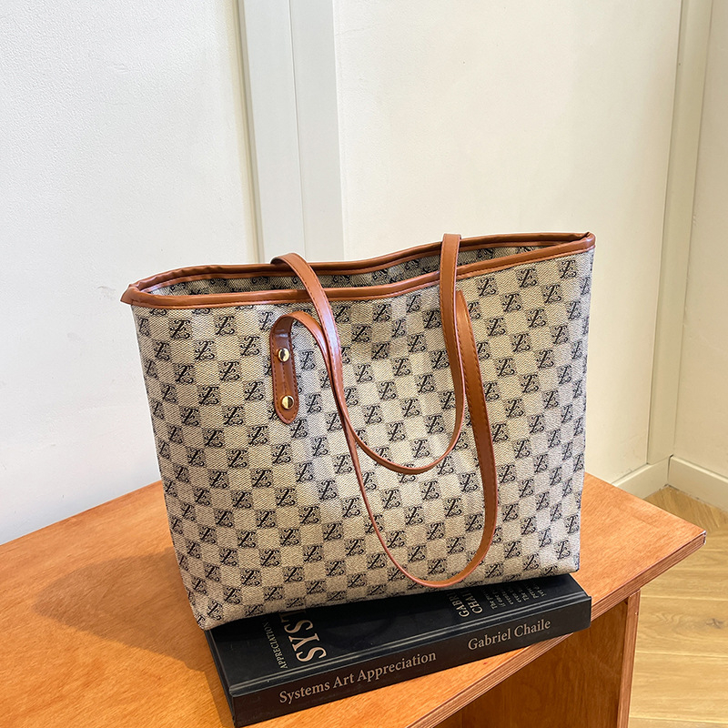 Ženska torba za kupovinu velike kapacitete, s naramenicom, elegantna tote torba