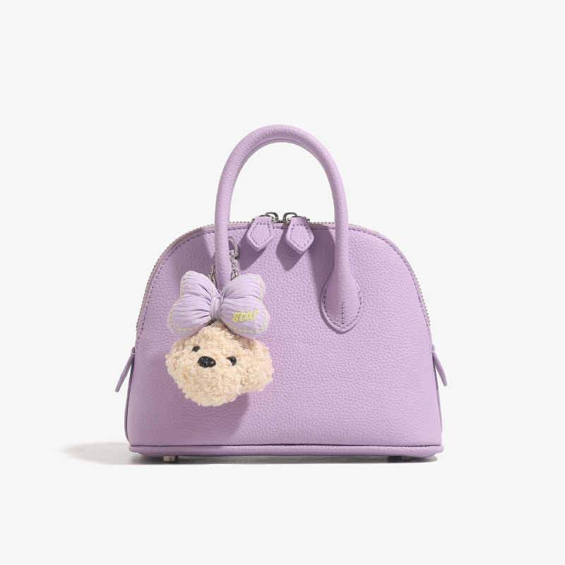 Ženska torbica od prave kože, mini torbica u obliku srca, crossbody preko ramena, za svakodnevnu upotrebu, proljeće 2026