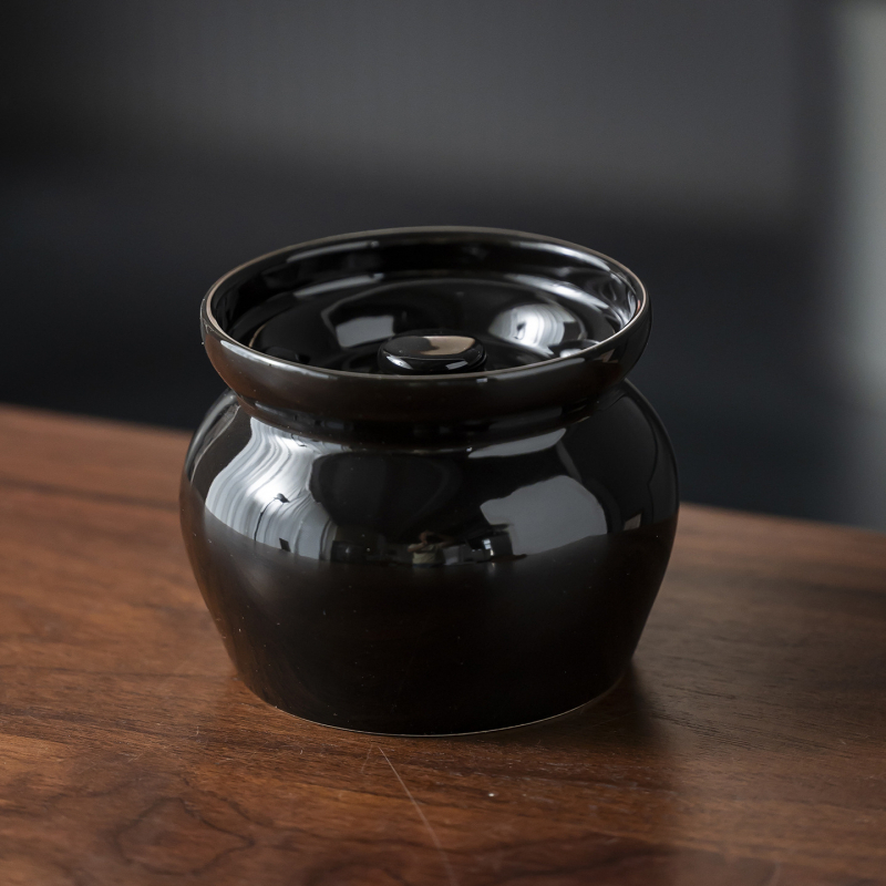 Vas ceramic pentru o porție cu capac, gătit la aburi, uz casnic, stil chinezesc tradițional