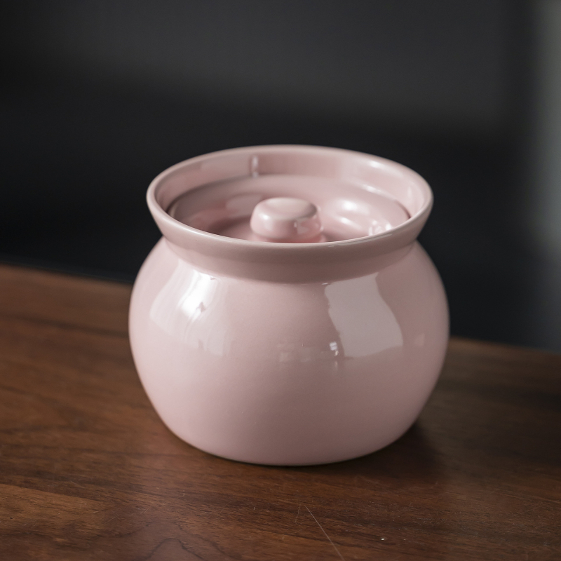 Vas ceramic pentru o porție cu capac, gătit la aburi, uz casnic, stil chinezesc tradițional