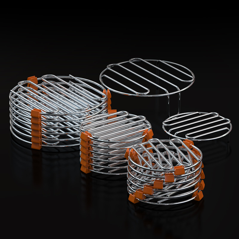 Raft de aburi din oțel inoxidabil 304, design Cloud, raft îngroșat pentru aburirea legumelor și a chiflelor, pernă izolatoare pentru masă și covoraș de bucătărie pentru oală