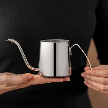 Cană de filtrație pentru cafea cu gât de lebădă din oțel inoxidabil 304, culori pastel macaron, design minimalist