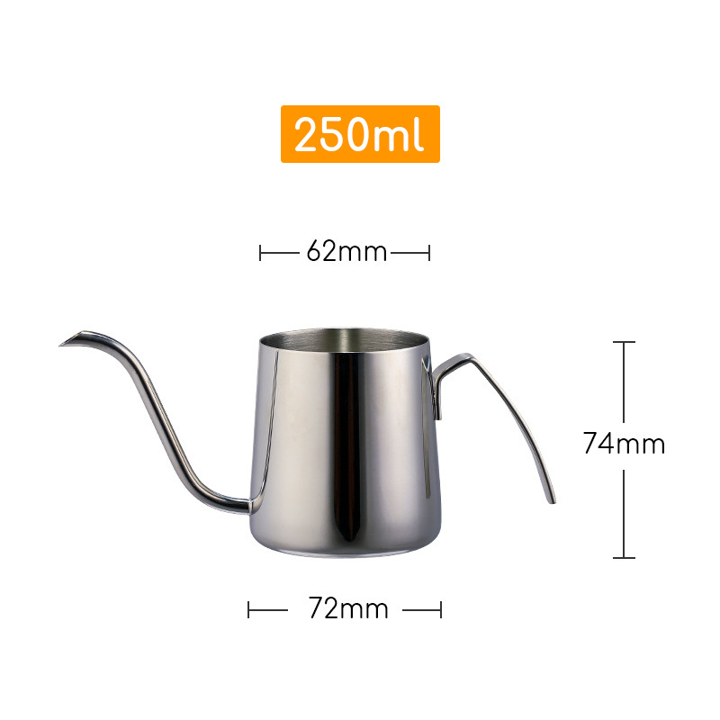 Cană de filtrație pentru cafea cu gât de lebădă din oțel inoxidabil 304, culori pastel macaron, design minimalist