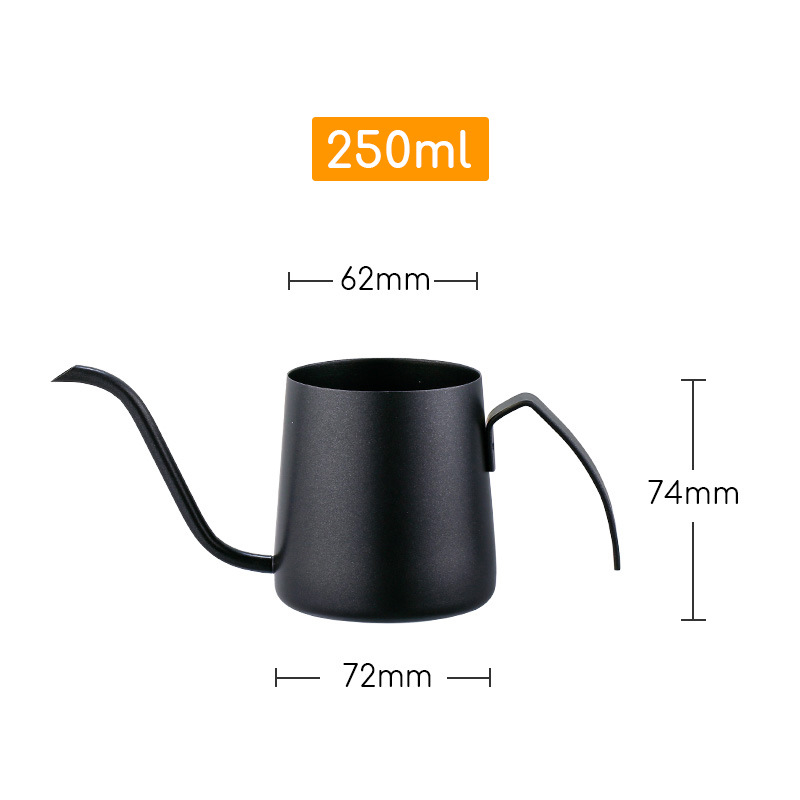 Cană de filtrație pentru cafea cu gât de lebădă din oțel inoxidabil 304, culori pastel macaron, design minimalist